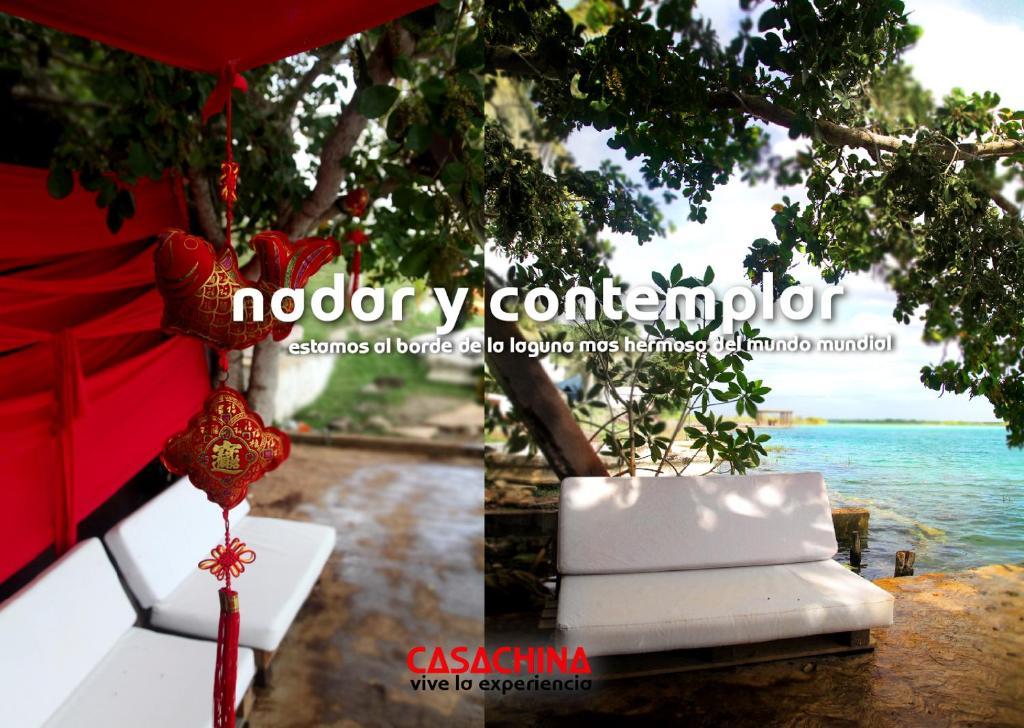 Casa China Bacalar Hotel Esterno foto